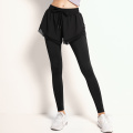 Autumn Sports Pants Mulheres duas peças Fitness Yoga e shorts com bolso interno do telefone